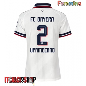 Bayern Munich Dayot Upamecano #2 Seconda Maglia Femmina 2026-27 Manica Corta
